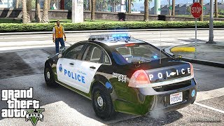 GTA 5 REAL LIFE MOD 453 AIRPORT PATROL GTA 5 REAL LIFE MODS [upl. by Llib]