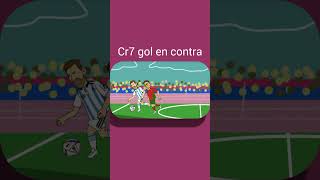 Messi vs cristiano ronaldo quien gana 😄shorts messi cr7 [upl. by Carleen]