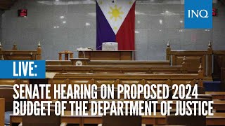 LIVE Senate hearing on proposed 2024 budget of the Department of Justice [upl. by Htennaj]