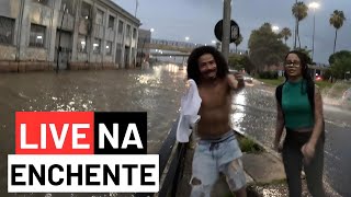 ALERTA MÁXIMO FUI NO CENTRO DE PORTO ALEGRE ALAGADO PELA ENCHENTE vlog diário [upl. by Manas]