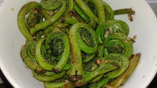 Delicious Fiddleheads Recipe [upl. by Eentruok]