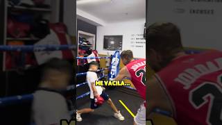 CUANDO TE VACILA UN NIÑO😡🤣🥊boxeo reflejos patron enfado esquiva mma boxeomexicano viral [upl. by Amling466]