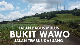 BUKIT WAWO  SUASANA JALAN KAWASAN PERBUKITAN DI TOMOHON [upl. by Idalina722]