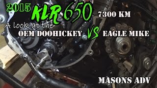 OEM vs Eagle Mike Doohickey 2015 KLR 650 with 7300kms [upl. by Nehttam]