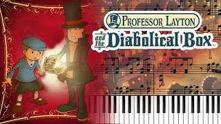 Professor Layton and the Diabolical Box Piano Cover  Main Theme [upl. by Rosanna37]