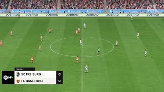 SC Freiburg vs Basel 06092024 Club Friendlies EA FC 24 [upl. by Acitel]