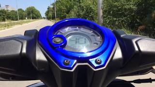 YAMAHA NS 50 AEROX R TEST DRIVE [upl. by Ecirtaemed82]