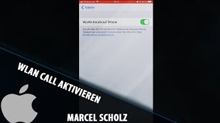 WLAN Call am iPhone aktivieren  iOS Tutorial  Marcel Scholz [upl. by Aday]