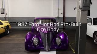 FOR SALE 1937 Ford Hot Rod ProBuilt Oze Body [upl. by Annua]