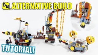 LEGO NINJAGO MOVIE 70610 ALTERNATIVE BUILD SHARK LAIR [upl. by Wadleigh]