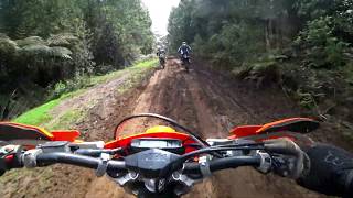 Labertouche dirt bike riding KTM 350excf Yamaha WR250F WR450F 2019 11 16 [upl. by Kiryt531]