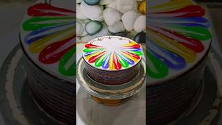 Choclate Cake Design  Cake Recipe shorts youtubeshorts video [upl. by Zicarelli]