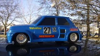 Vintage 1983 Radio Shack Renault Turbo 5 Race Car RC [upl. by Nerrawed]