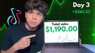 I Tried Dropshipping Using TikTok Ads For The First Time Insane Results [upl. by Franciska]