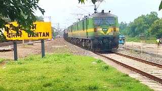 Vishakhapatnam WAG9HC twins getting Looped at Dantan [upl. by Ynatil995]