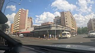 A Short drive From Rosebank to JOZI south  Busy life of the cities [upl. by Hemetaf175]