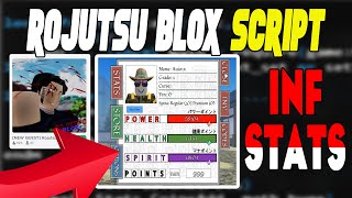 Rojutsu Blox script – INF Stats [upl. by Oby]