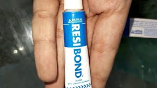 How To Fix Aquarium Leakage With ResiBond Silicone Resi Bond Small silicone For Aquarium [upl. by Sherm]