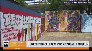 Juneteenth celebrations at DuSable Museum [upl. by Neehsuan]