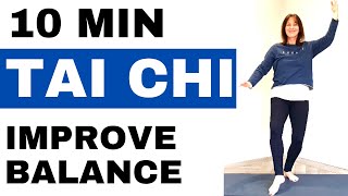 10 MINS  IMPROVE BALANCE  SENIORS  BEGINNERS [upl. by Willmert620]