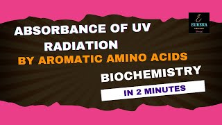 Biochemistry  Absorbance of UV radiation by aromatic amino acids  Eureka [upl. by Toille]