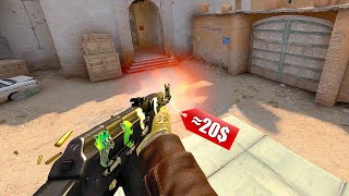 CSGO AK47  Slate FT w 4x Holo Furia Antwerp 2022 Gameplay [upl. by Manning]