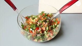 How to make Israeli salad [upl. by Narcis]