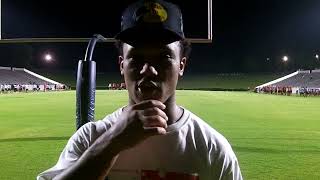 Interview Grimsley Whirlies senior running back Mitchell Summers 8162024 after Mooresville HS [upl. by Rory]