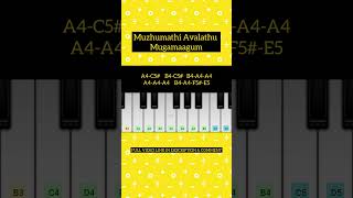 Muzhumathi avaladhu mugamaagum piano notes arrahman jodhaakbar rithikroshan aishwarya [upl. by Daus]