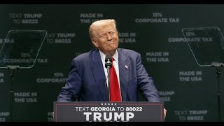 Trump in Georgia FULL speech on his economic plans if he wins in November [upl. by Yhtrod]