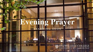 18 Feb 2024 Live Sung Evening Prayer Fitzwilliam Chapel [upl. by Valerie]