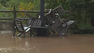 Boone fends off flash flooding [upl. by Ause]