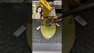 Leaf painting production process Leaf carving machine Leaf carving machine shorts [upl. by Nitfa]