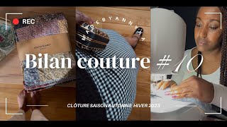 BILAN COUTURE 10 CLÔTURE DES SAISONS AUTOMNEHIVER 2023 [upl. by Conyers]