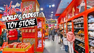 Step Inside Hamleys Worlds Oldest Toy Shop Full Tour March 2023 4K [upl. by Gass]