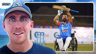 Wheelchair cricket CENTURY two SCREAMERS in the Vitality Blast amp we’re in ANTIGUA for the Super 8s [upl. by Raimundo]