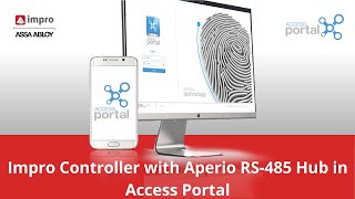 Clustered or Distributed Controller with Aperio RS485 HUB Integration  Access Portal v5 [upl. by Okimuk]