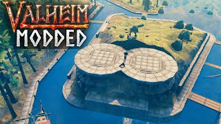 Building a CHUNKY Foundation Modded Valheim EP24 [upl. by Ealasaid96]