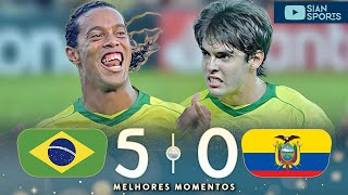 5 A 0 FORA O BAILE E GOLAÇOS DE KAKÁRONALDINHO E ROBINHO VAI PRA LÁ QUE EU VOU PRA CÁ [upl. by Tiffi]