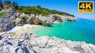 KATO LAGADI beach in 4K Kefalonia [upl. by Atinar114]