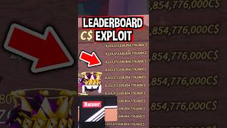 Crazy LEADERBOARD EXPLOIT in Roblox Fisch [upl. by Eybbob]