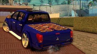 Bonde Dos Muleke  Solinho Nervoso L200 Rebaixada Estilo DUB GTA SA [upl. by Somar]