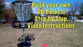 How to Build a Disc Golf Basket Step by Step Video Instructions [upl. by Fraser]