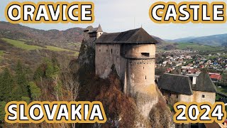 ZAMEK ORAWSKI  SŁOWACJA LISTOPAD 2024 4K  ORAVA CASTLE SLOVAKIA 2024 [upl. by Yrtsed689]