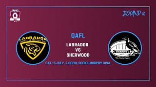 QAFL ROUND 16  Labrador v Sherwood [upl. by Palestine]