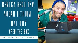 REGO 12V 400Ah Cold Weather Lithium Iron Phosphate Battery Open the box review [upl. by Eniamreg]