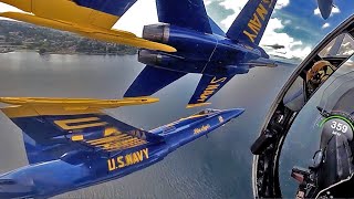 Unbelievably Footage of Blue Angels performing at the Lincoln Airshow [upl. by Tenaej810]