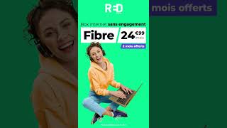 RED by SFR  Abonnement Fibre sans engagement à 2499 euros par mois [upl. by Amalberga]