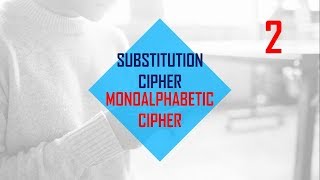 MonoAlphabetic Cipher Substitution Technique [upl. by Drawets]