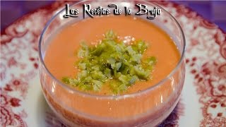 GAZPACHO CON ALMENDRAS  Receta suave y que no repite [upl. by Marston]